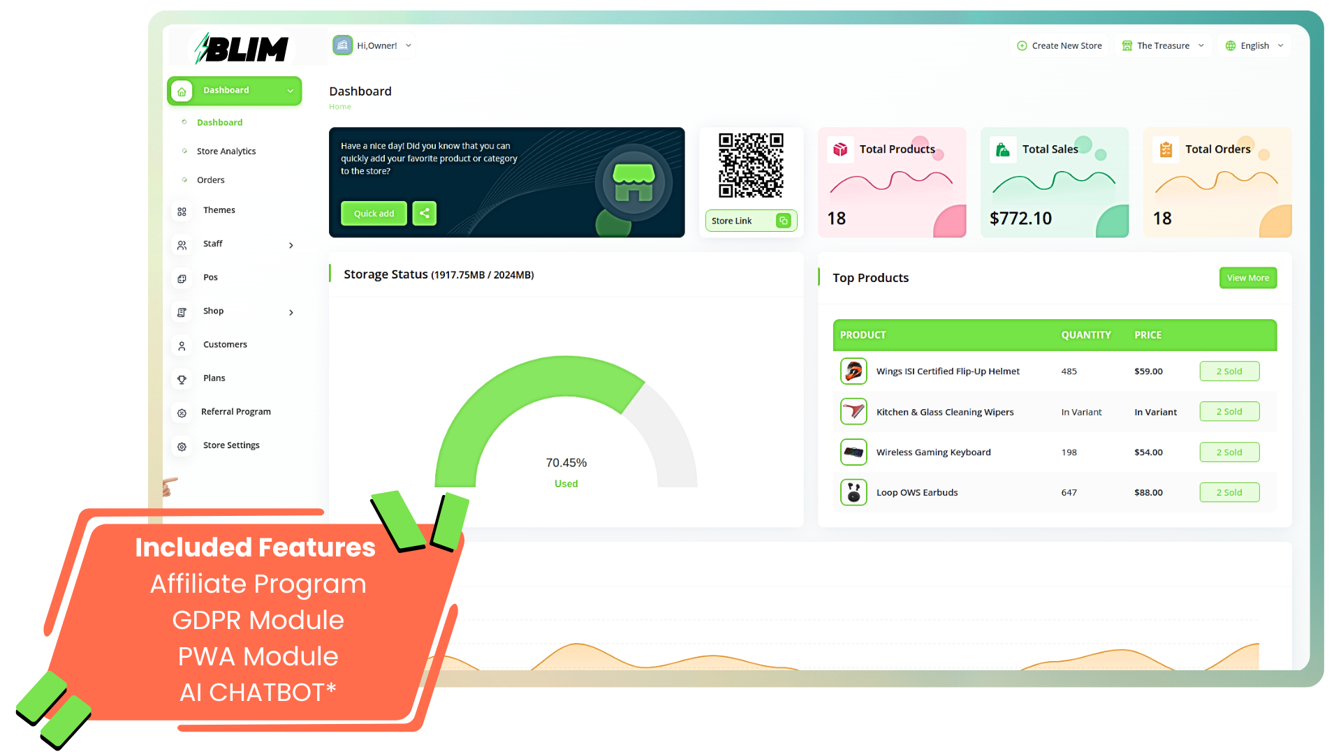 Blim | eCommerce Website Builder with AI screenshot 1