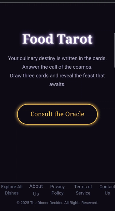 The Dinner Decider screenshot 1