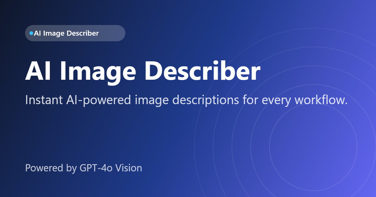 AI Image Describer screenshot 1