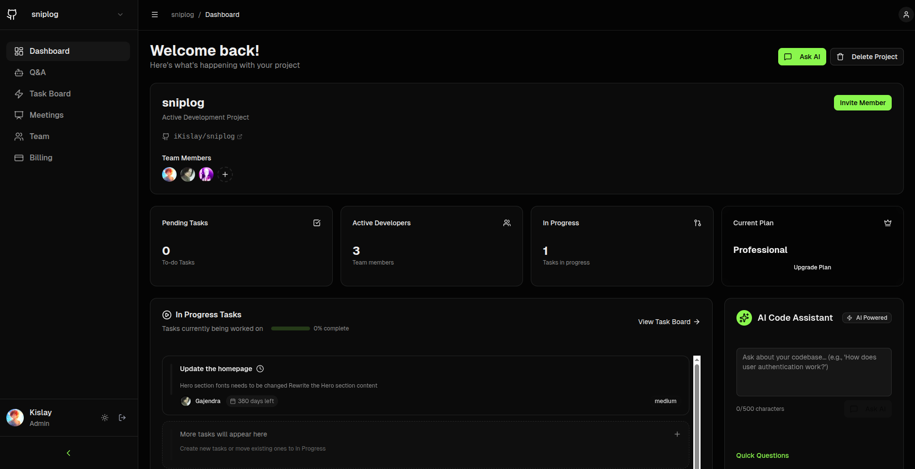 Syncally screenshot 2