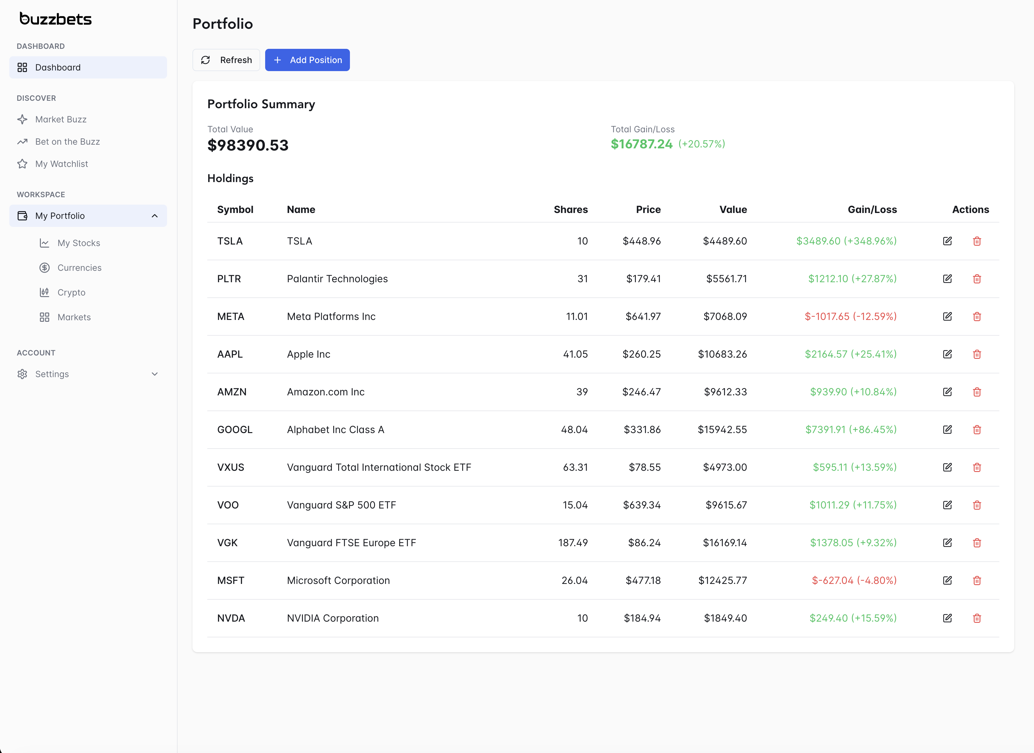 BuzzBets.ai screenshot 3